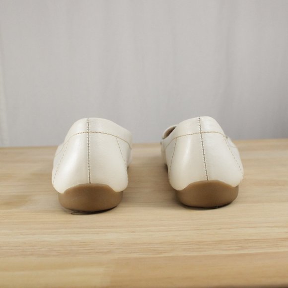 Naturalizer Cut-out White Leather Slip on Shoes 6.5 - Picture 7 of 8